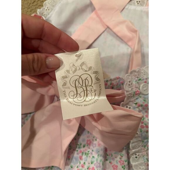 NWT The Beaufort Bonnet Company Sisi Sunsuit - Mountain Brook Mini Floral With P - Picture 5 of 6
